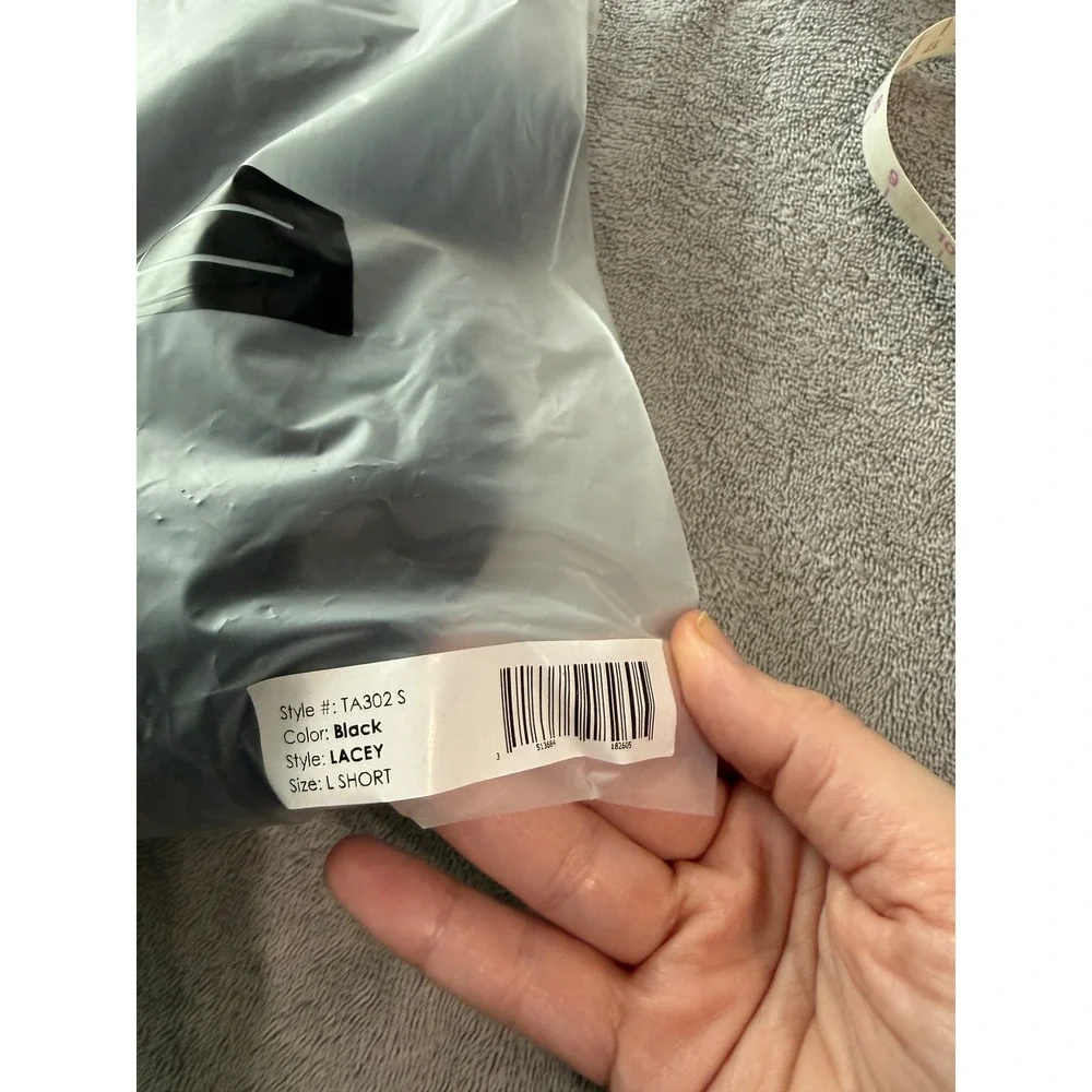 NWT TA3 Lacey Black One Piece Swimsuit Contour Size Large Short Beach Sexy - Picture 7 of 8